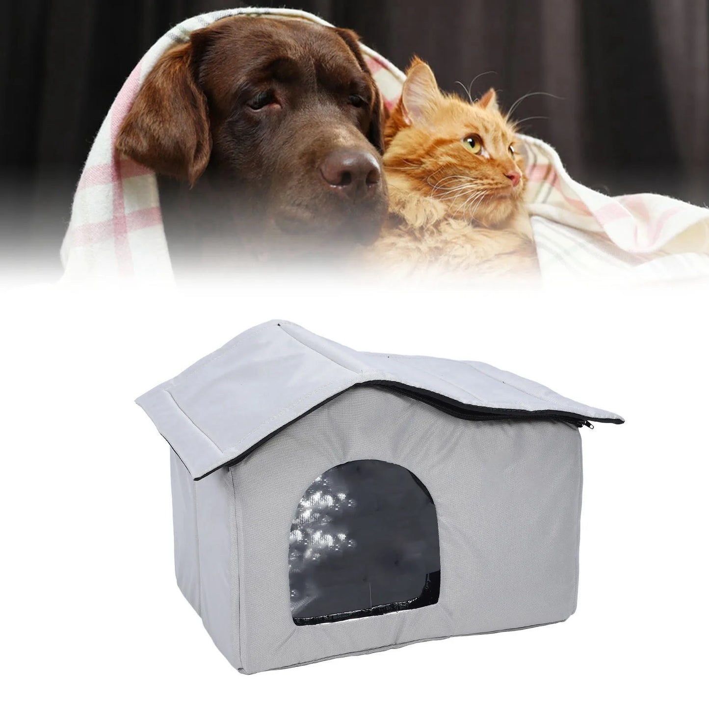 Cat Cooling House Long Lasting Cooling Oxford Cloth Bite Resistant Pet Cooling House for Cat Dog Cat Cooling House