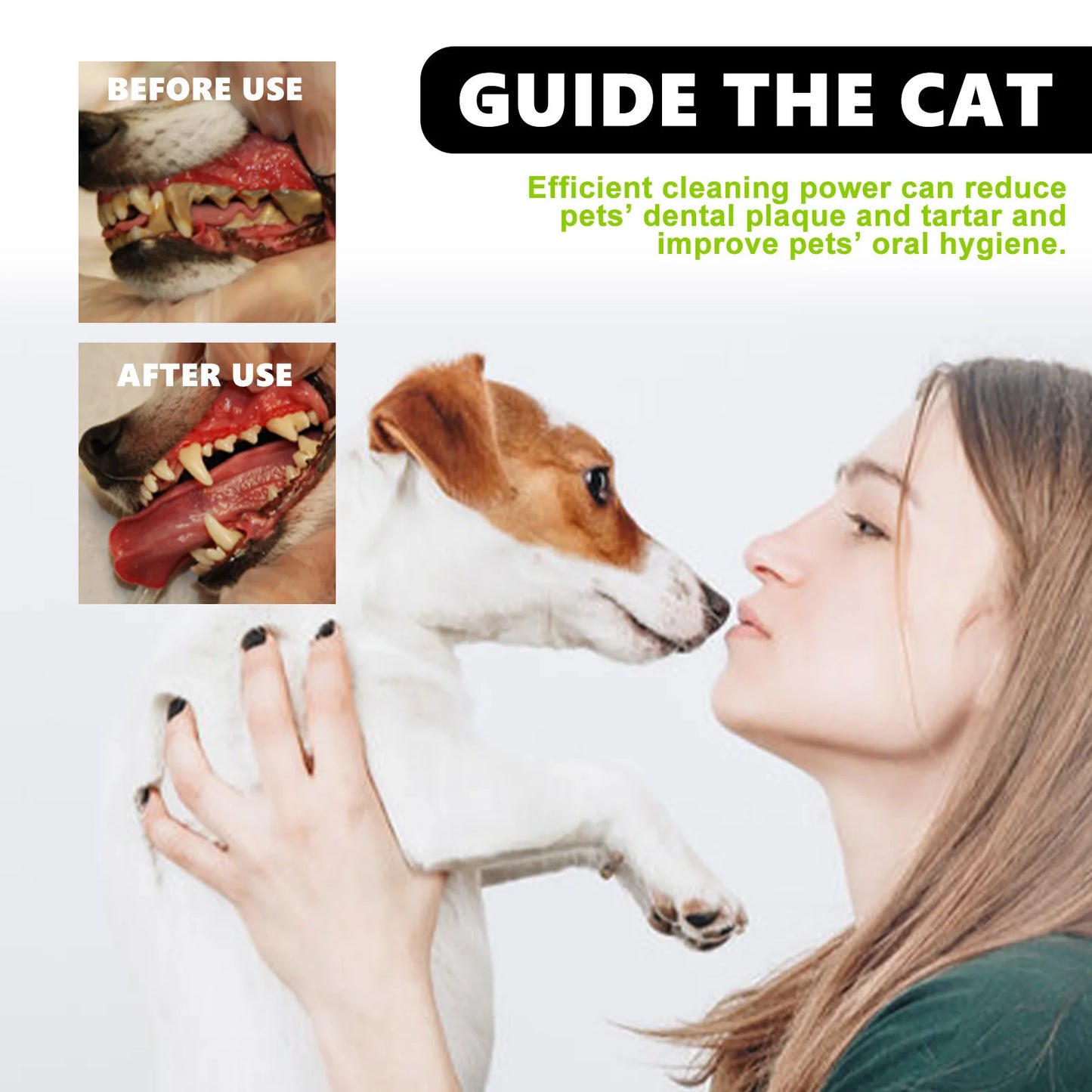 Pet Oral Cleaning Spray Mouth Tartar Plaque Clean Kitten Bad Breath Removal Dntal Calculus Prevention Cat Breath Freshen Liquid