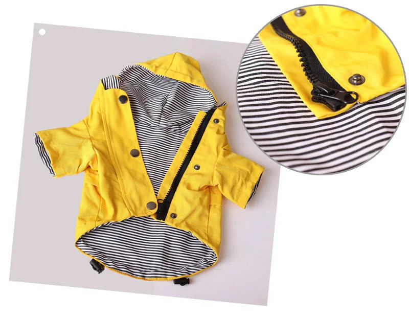 Waterproof Pet Dog Coat Jacket for Medium Large Dogs Fashion Puppy Cat Raincoat Shiba Inu Bulldog Poodle Clothes mascotas Outfit