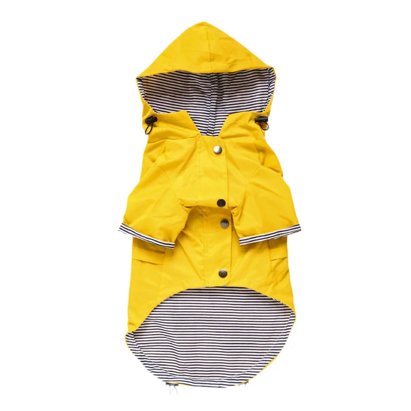 Waterproof Pet Dog Coat Jacket for Medium Large Dogs Fashion Puppy Cat Raincoat Shiba Inu Bulldog Poodle Clothes mascotas Outfit