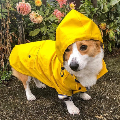 Waterproof Pet Dog Coat Jacket for Medium Large Dogs Fashion Puppy Cat Raincoat Shiba Inu Bulldog Poodle Clothes mascotas Outfit