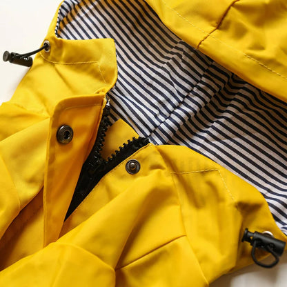 Waterproof Pet Dog Coat Jacket for Medium Large Dogs Fashion Puppy Cat Raincoat Shiba Inu Bulldog Poodle Clothes mascotas Outfit