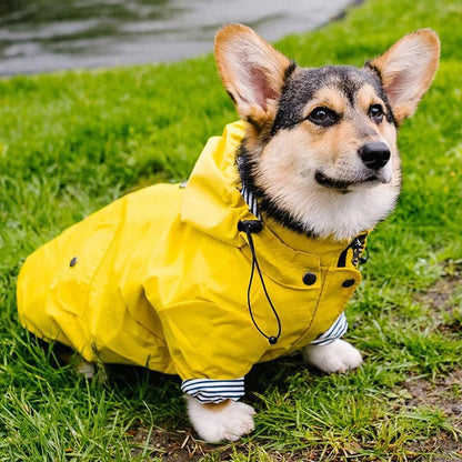 Waterproof Pet Dog Coat Jacket for Medium Large Dogs Fashion Puppy Cat Raincoat Shiba Inu Bulldog Poodle Clothes mascotas Outfit