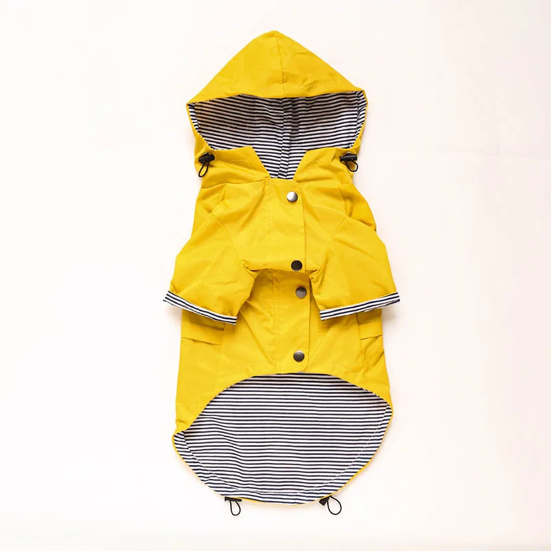 Waterproof Pet Dog Coat Jacket for Medium Large Dogs Fashion Puppy Cat Raincoat Shiba Inu Bulldog Poodle Clothes mascotas Outfit