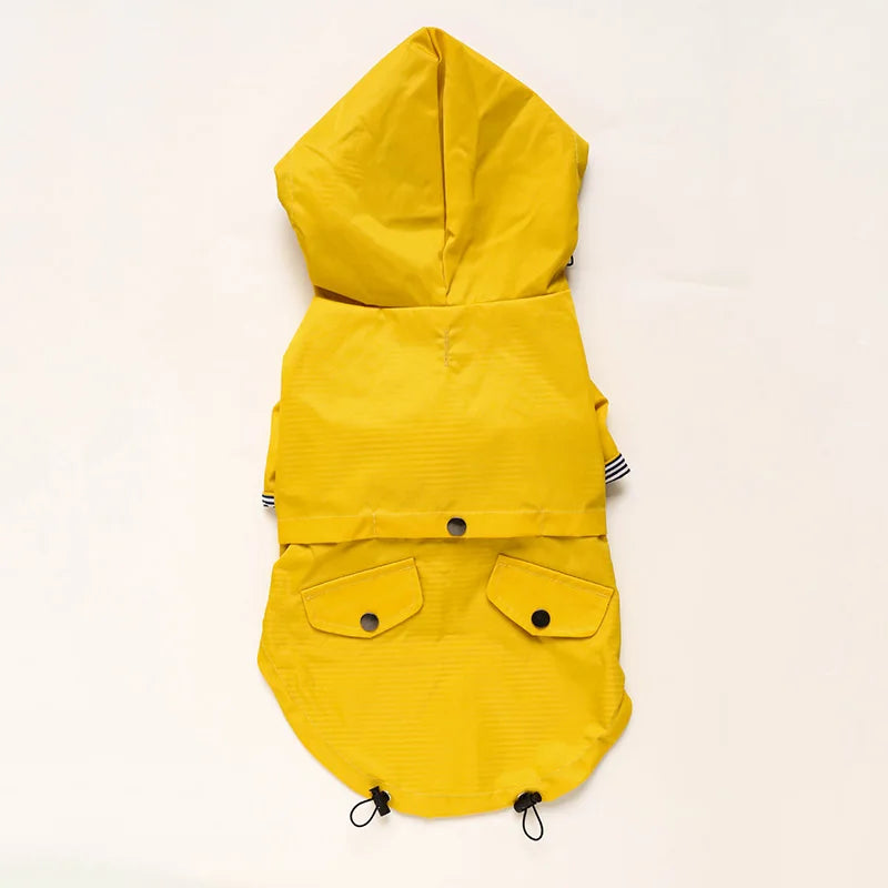 Waterproof Pet Dog Coat Jacket for Medium Large Dogs Fashion Puppy Cat Raincoat Shiba Inu Bulldog Poodle Clothes mascotas Outfit
