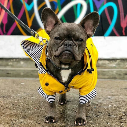 Waterproof Pet Dog Coat Jacket for Medium Large Dogs Fashion Puppy Cat Raincoat Shiba Inu Bulldog Poodle Clothes mascotas Outfit