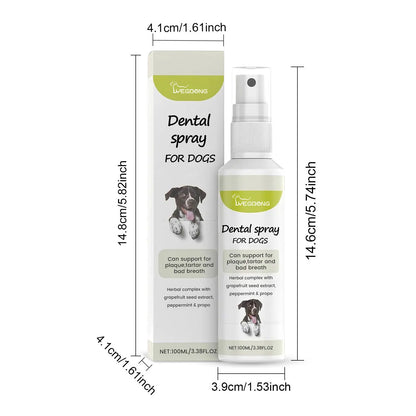 Pet Oral Cleaning Spray Mouth Tartar Plaque Clean Kitten Bad Breath Removal Dntal Calculus Prevention Cat Breath Freshen Liquid