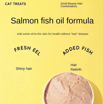 15g*5 Bag Pet Snacks Fish Oil Cat Strips Cat Wet Food Hydrating Cat Snacks Nutrition Salmon eel anchovy Chicken Cat Liquid Snack