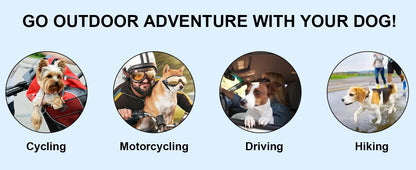 LETVIA Outdoors Pet Safety Helmet Skateboard Dog Safety Helmet Cool Pet Motorcycle Helmet Hat with Ear Holes Adjustable Strap