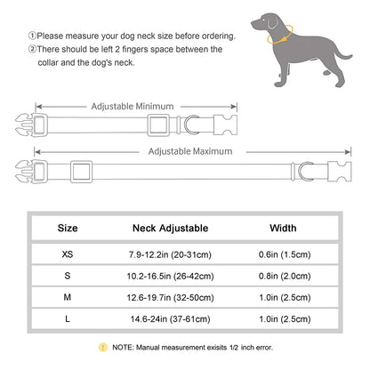 Custom Bling Nylon Dog Collar Free Engraved Puppy Dog ID Name Collars With Cute Flower Tag Accessory For Small Medium Dogs Cats