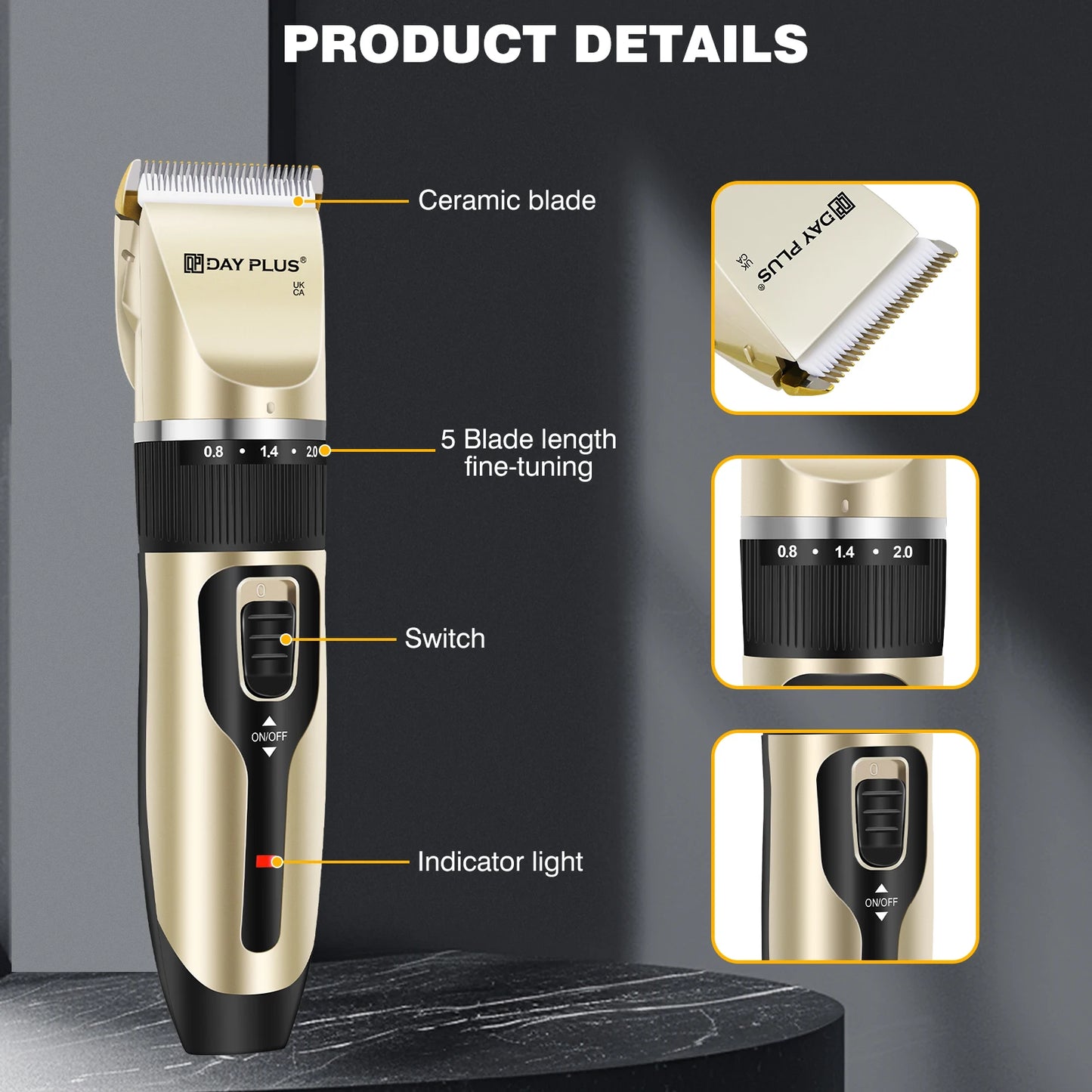 Pet hair trimmer Home Use Pet hair trimmer Professional Pet hair trimmer groomers Safe Pet hair trimmer Electric Dog Clippers