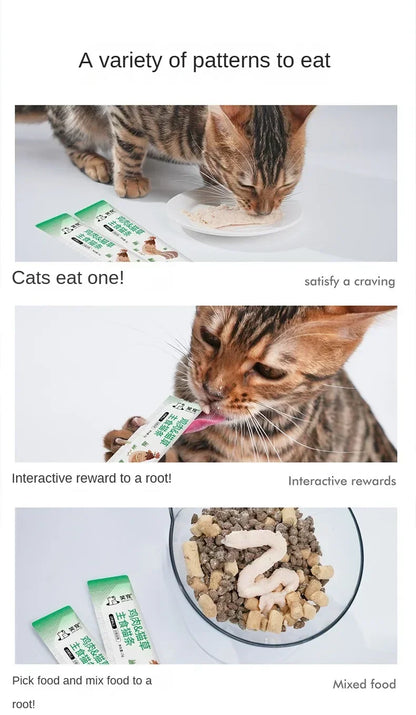 Cat Wet Food Pet Treats Interactive Rewards Kitty Snacks Cat Snacks Training Reward Cat Staple Food Salmon Cat Fattening Cheeks