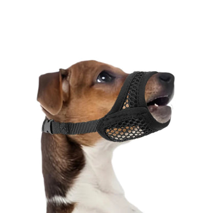 〔CC11〕Mesh Muzzle For Short Snout And Small Medium Dogs Anti-Biting, Focus On Brachycephalic Dogs Like Chihuahua Pomeranian