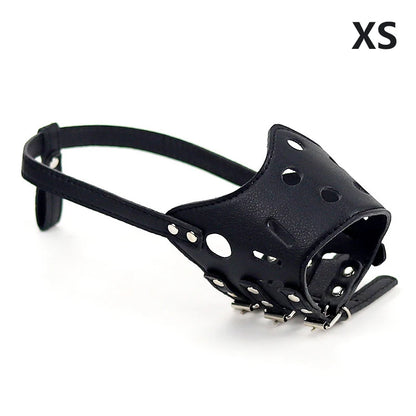 Soft Leather Anti-bite Adjustable Secure Adjustable & Breathable Small Large Dogs Muzzle Mask Pet Muzzles Chiens Pet Supplies