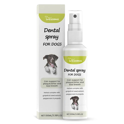 Pet Oral Cleaning Spray Mouth Tartar Plaque Clean Kitten Bad Breath Removal Dntal Calculus Prevention Cat Breath Freshen Liquid