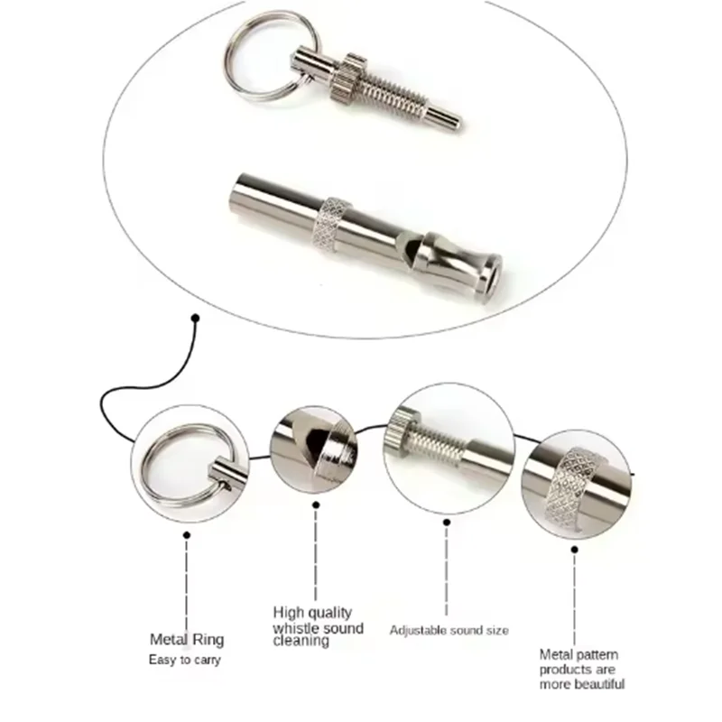 Sifflet pour chien pour arrêter d'aboyer, contrôle des aboiements, entraînement pour chiens, sifflet dissuasion, entraînement ré