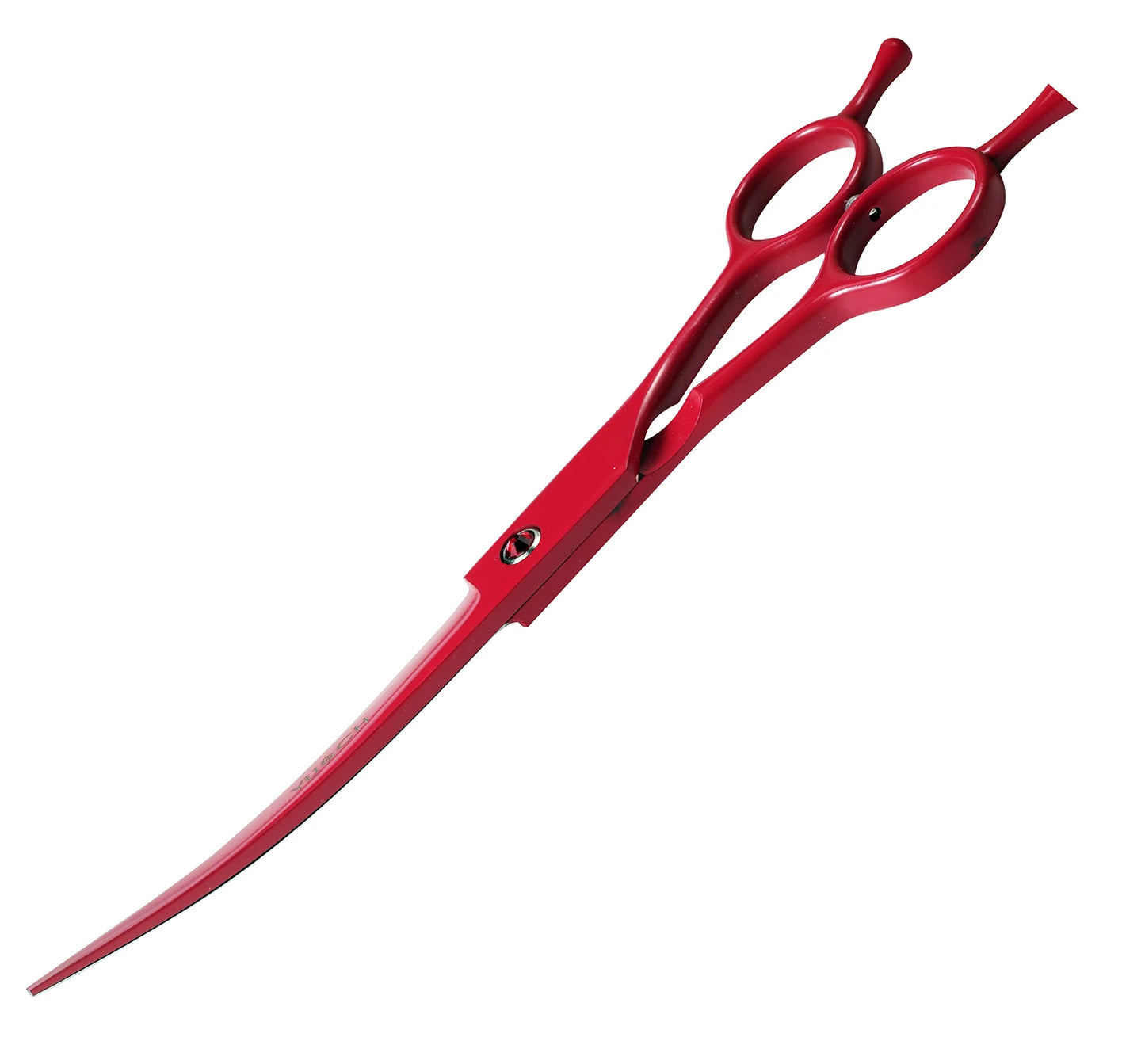 Portable Curved Pet Hair Scissors Grooming Both Hand Available Stainless Steel Dog Scissors Pets Shears Animal Cutting Scissors